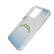 Alt View 1. Keyscaper - Los Angeles Chargers Linen Logo iPhone Clear Case - 13 mini - Multicolor.