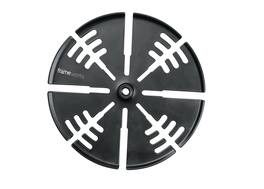 Gator Frameworks - Mic Stand Cable Hanger Tray, Steel Construction With Black Powder Coat Finish, 32 Slots For 5–9mm Cables, Prevents Cable