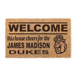 Jardine - James Madison Dukes 18" x 30" Welcome Doormat - Brown
