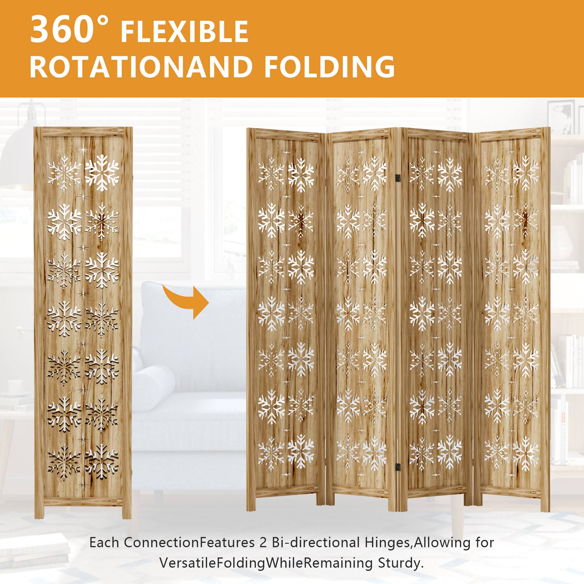 360° FLEXIBLE ROTATION AND FOLDING

Each Connection Features 2 Bi-directional Hinges, Allowing for Versatile Folding While Remaining Sturdy.
