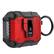 Front. Stock Preferred - Rugged Shockproof Case for AirPods Pro with Keychain & Secure Lock Red - Red.