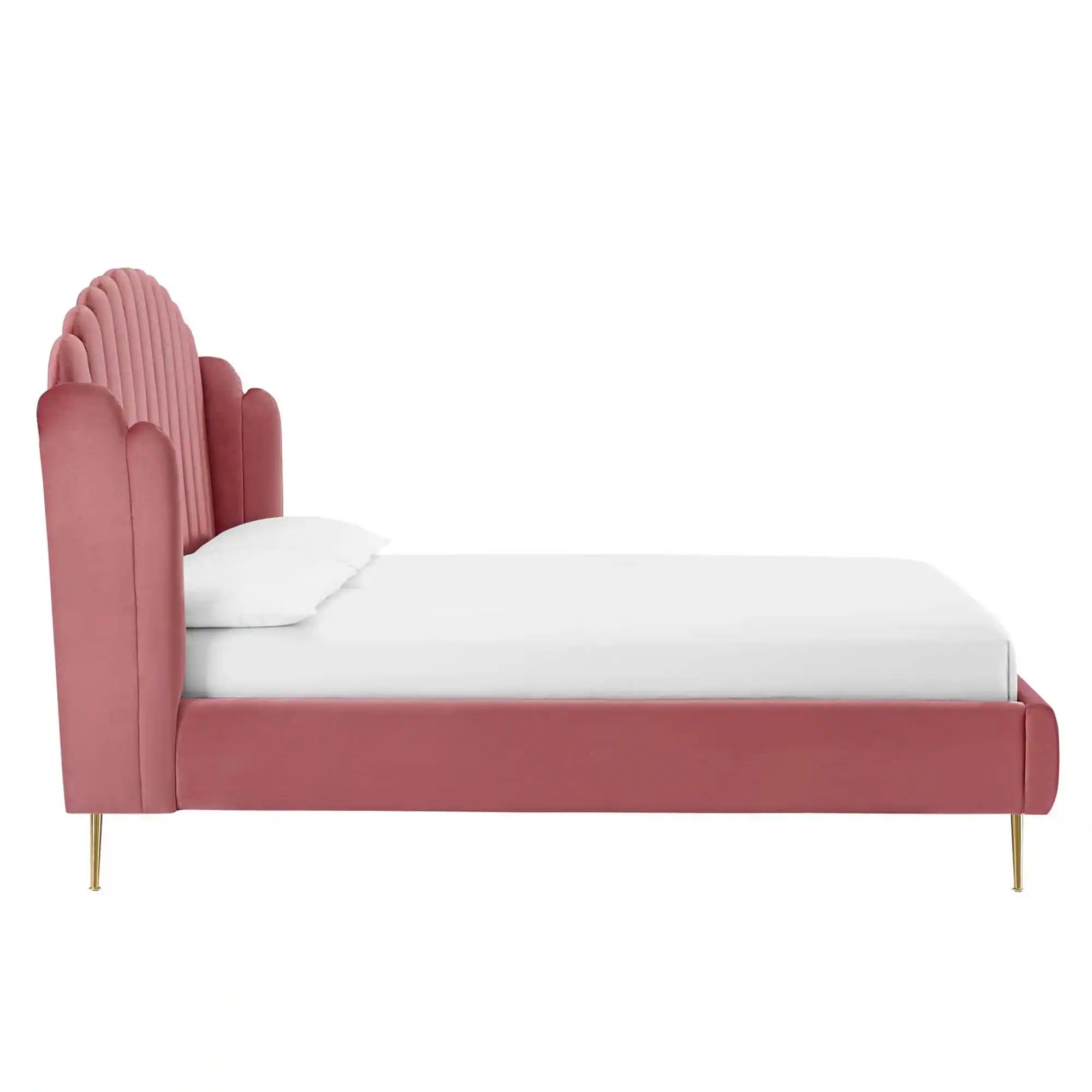 Alt View 1. Modway - Sutton Performance Velvet King Bed Frame - Green.