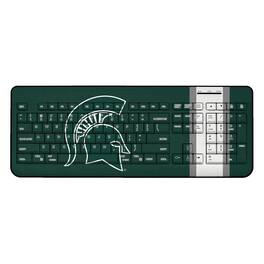 Keyscaper - Michigan State Spartans Wireless USB Keyboard - Multicolor