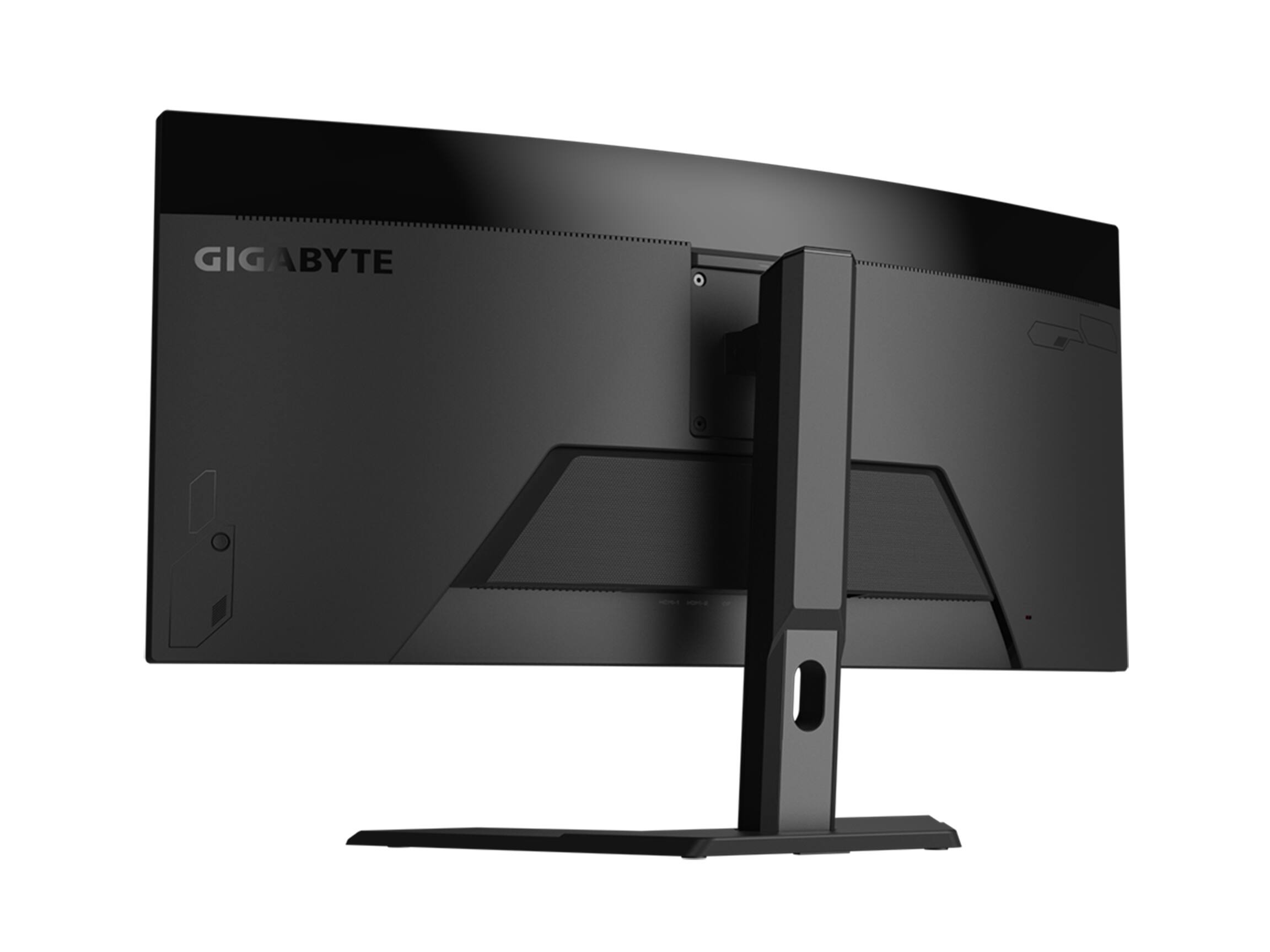 Alt View 16. GIGABYTE - GS34WQC 34" LED WQHD FreeSync Premium Curved Gaming Monitor with HDR (HDMI, DisplayPort) - Black.