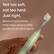 Not too soft, not too hard. Just right. Medium/soft bristles whip away plaque while gentle on sensitive gums.