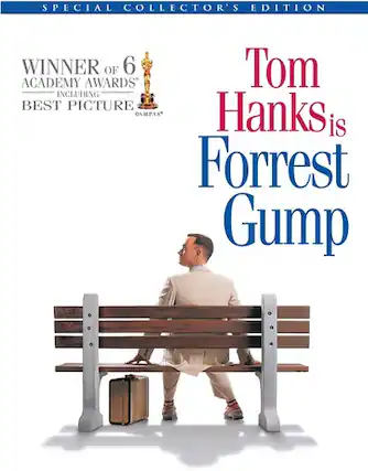 Front. Forrest Gump - DVD.