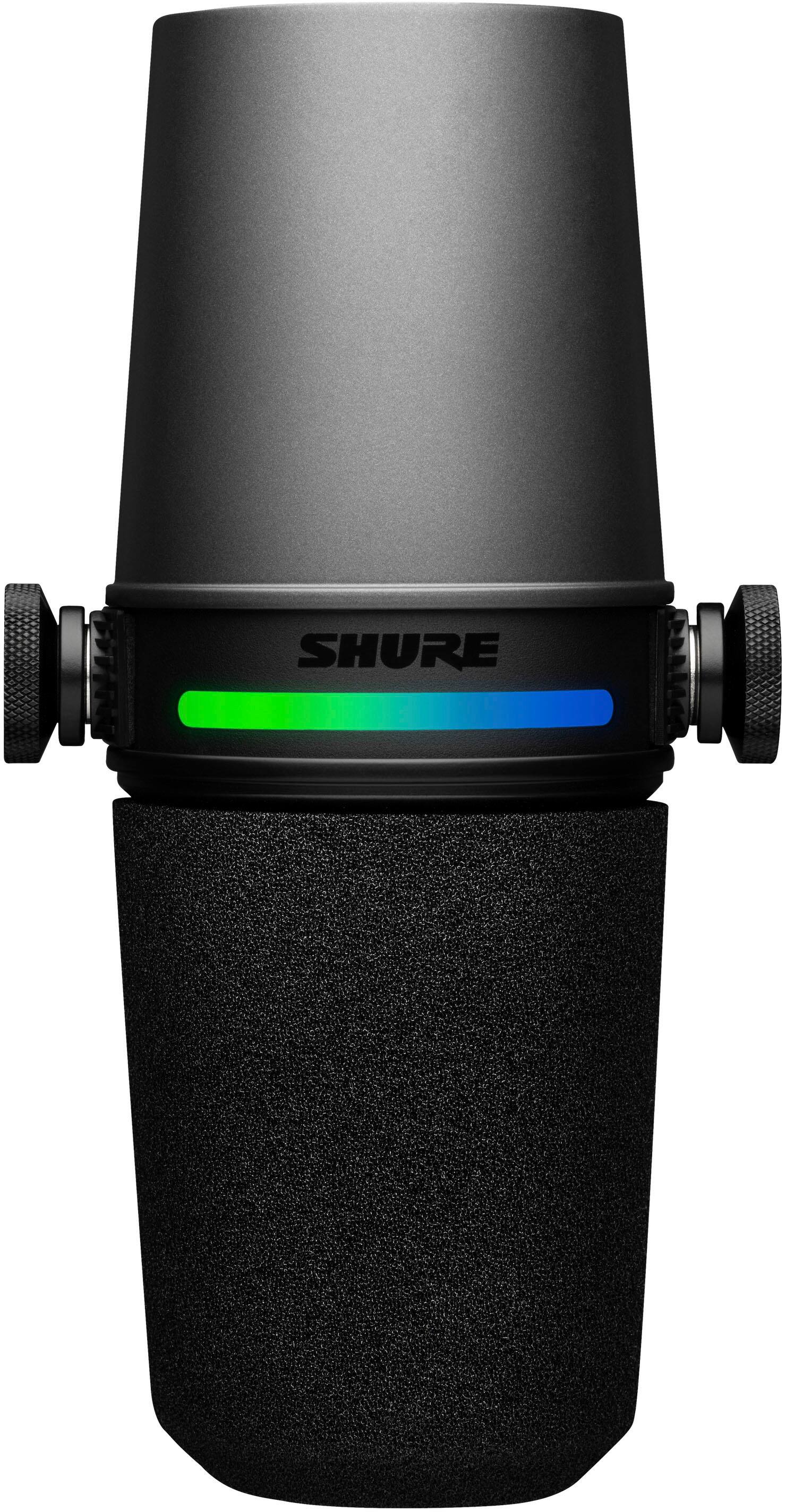 Alt View 11. Shure - MV7i Smart Microphone - Black.