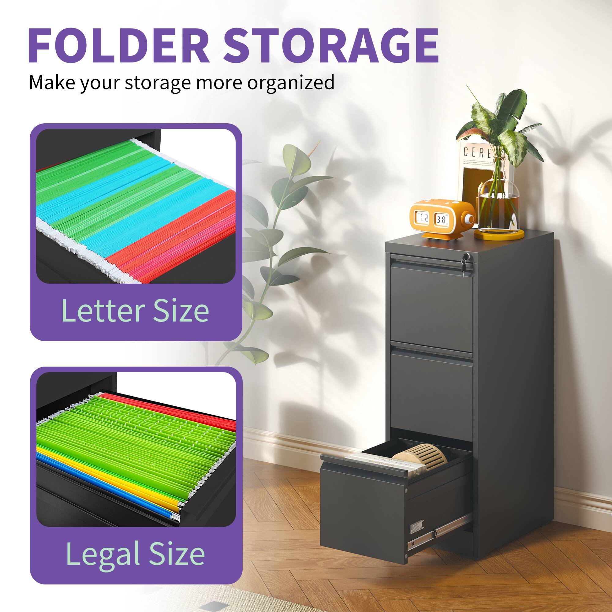 FOLDER STORAGE  
Make your storage more organized  

Letter Size  

Legal Size