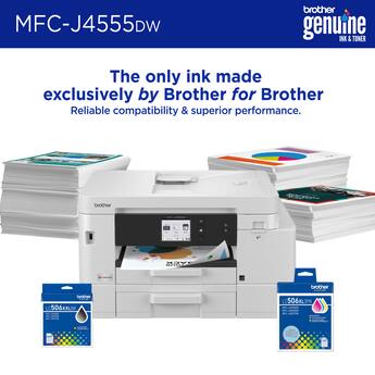 Brother INKvestment 4555 Wireless Color All in One Inkjet Printer Brother INKvestment 4555 Wireless Color All in One Inkjet Printer