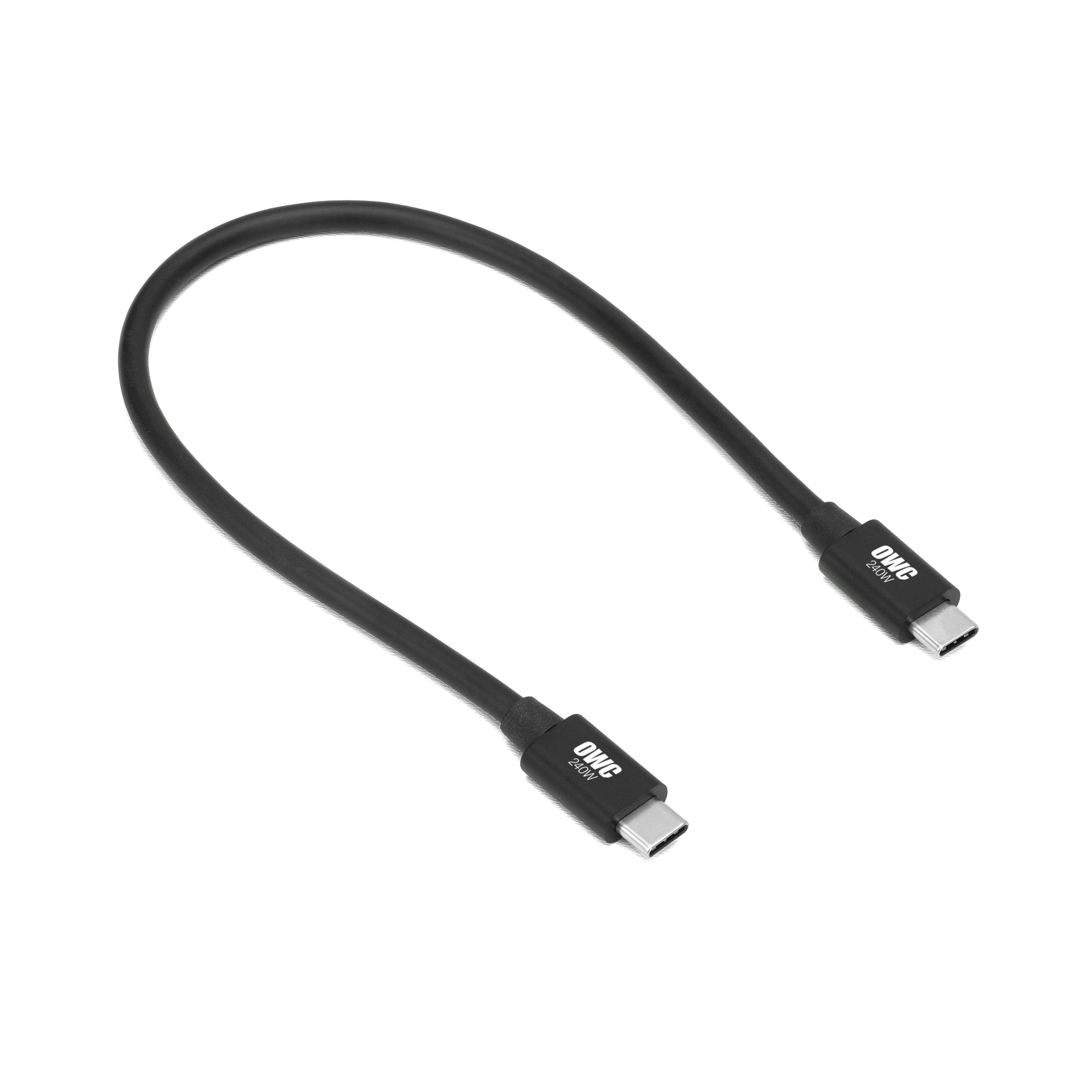 OWC - 0.3M Thunderbolt 5 (USB-C) Cable, Up to 80Gb/s Bi-directional, 120Gb/s Display Bandwidth, 240W Power Delivery