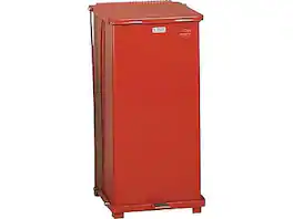RubberMaid - Defenders Biohazard 13 gal. Metal Step Can (FGST24EPLRD) - Red