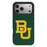 Front. Keyscaper - Baylor Bears Bump Case with 8.2ft Drop Protection - 16 Pro Max - Black.