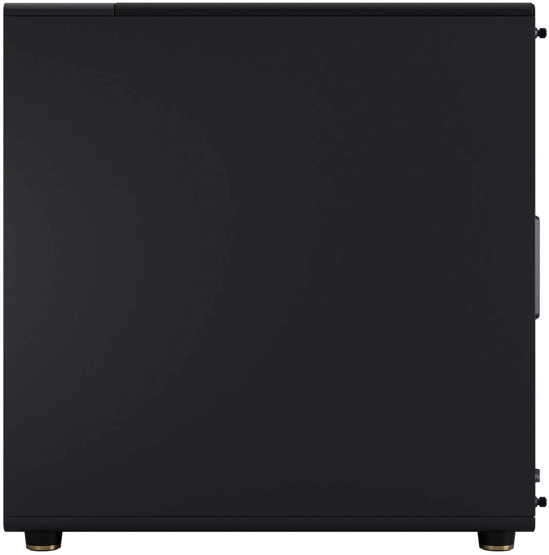 Alt View 15. Fractal Design - North XL Charcoal Black Chassis with Walnut Front and Dark Tinted G Side Panel Mid-Tower PC Case - Black.