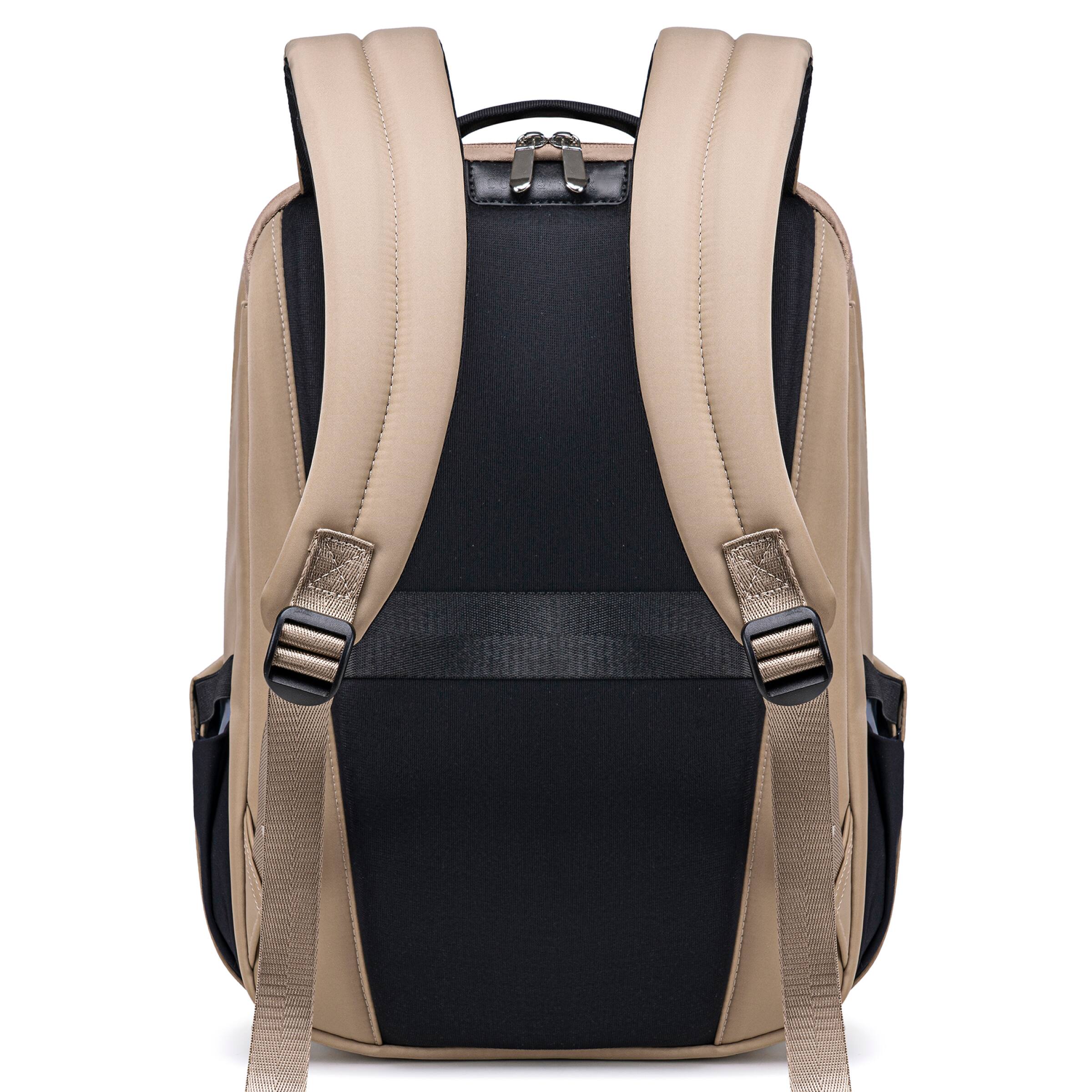 Alt View 4. Lux & Nyx - Lux & Nyx - Origami 16" Laptop Backpack - Champagne Taupe - Champagne Taupe.
