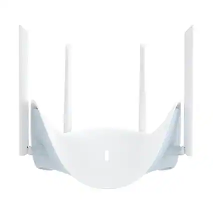 Front. D-Link - D-Link BE9500 Tri-Band Wi-Fi 7 Smart Router 2.5 GbE, Self-Optimizing Mesh, Multi-Link, Multi-Gig (R95) - White.
