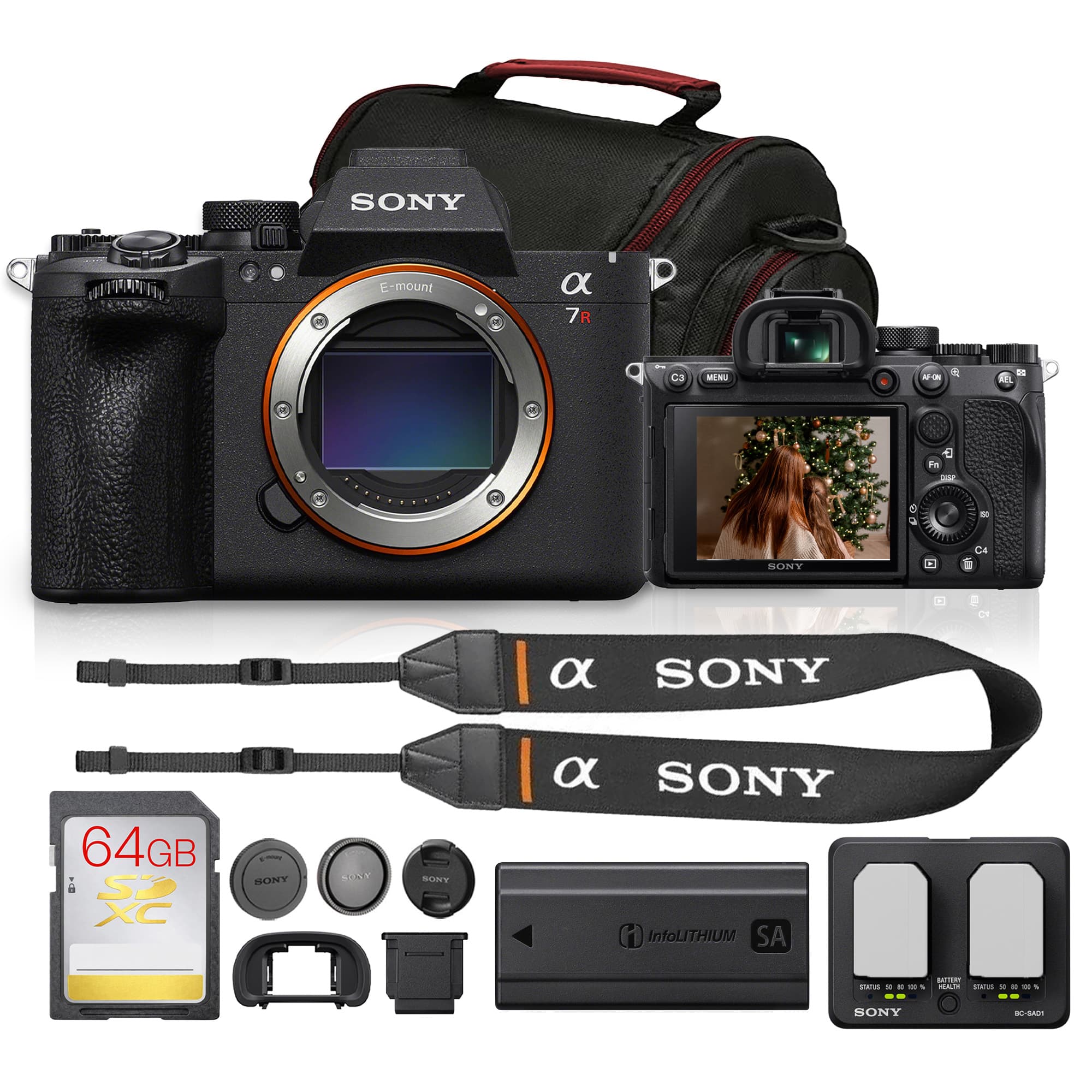 Bundle - Sony - Alpha a7R VI Mirrorless Camera (ILCE-7RM6/B) Premium Full Frame Camera + More - Black