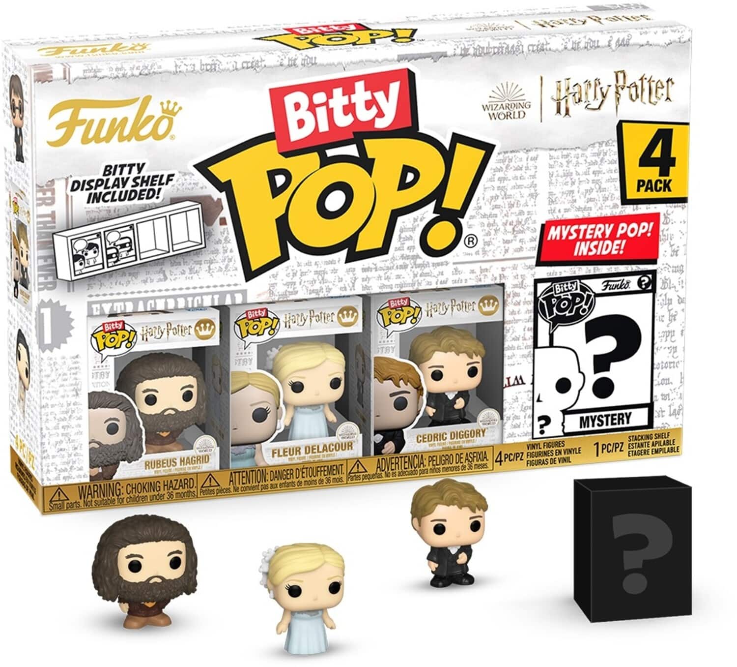 FUNKO Bitty POP!: Harry Potter and the Goblet of Fire - Hagrid 4-Pack - COLLECTABLES - Multicolor