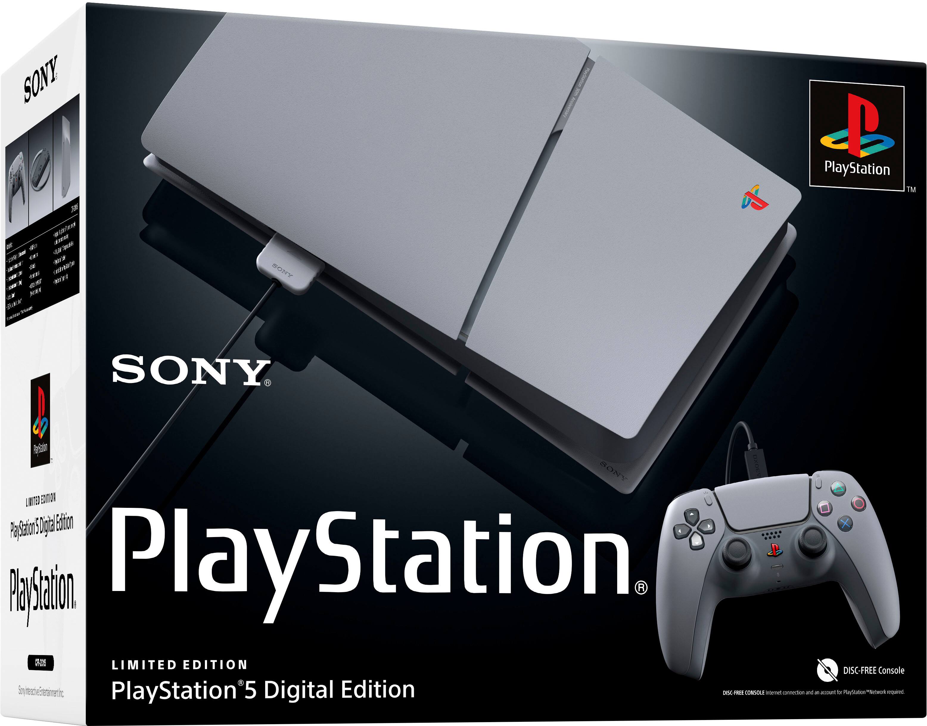 SONY PlayStation 5 - Limited Edition Digital Edition Console - No Disc Required - PlayStation 5 Digital Edition - CONSOLE ONLY.