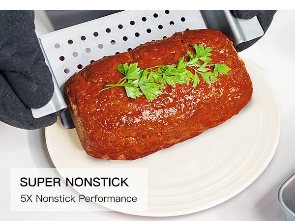 SUPER NONSTICK  
5X Nonstick Performance
