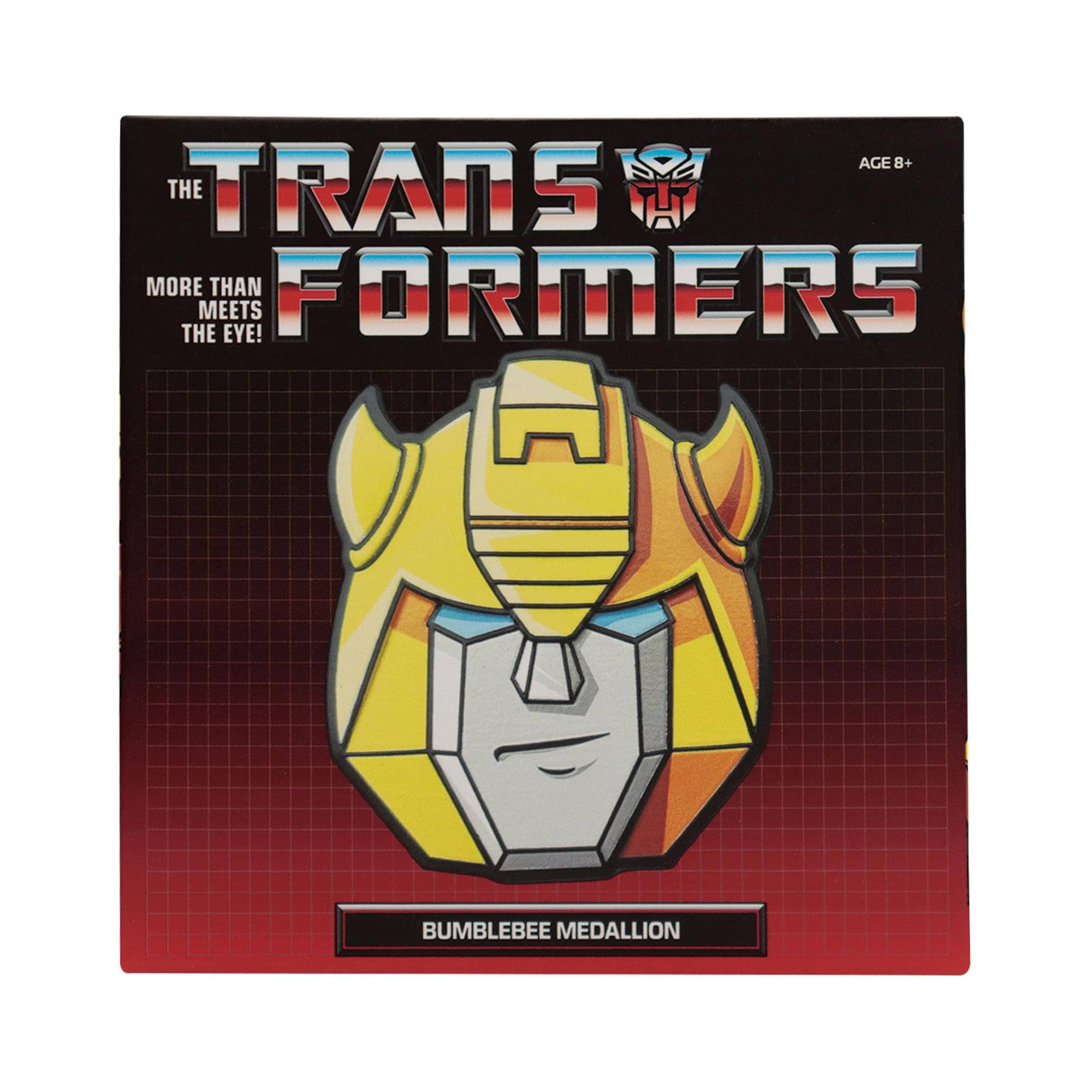 AGE 8+ THE TRANSFORMERS MORE THAN MEETS THE EYE! BUMBLEBEE MEDALLION