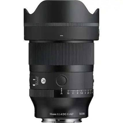 AF AFREM MF FOCUS A 16 11 8 5.6 4 28 2 2 35mm 1:1.4 DG II 67 SIGMA