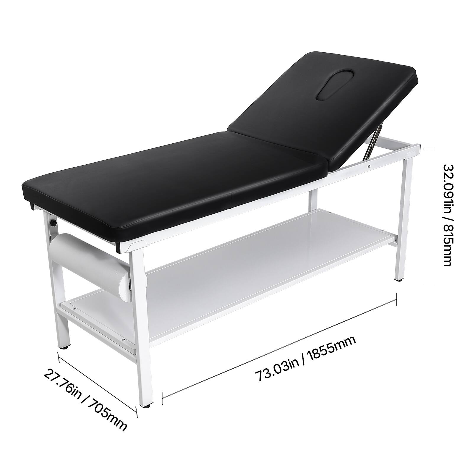 27.76in / 705mm  
73.03in / 1855mm  
32.09in / 815mm