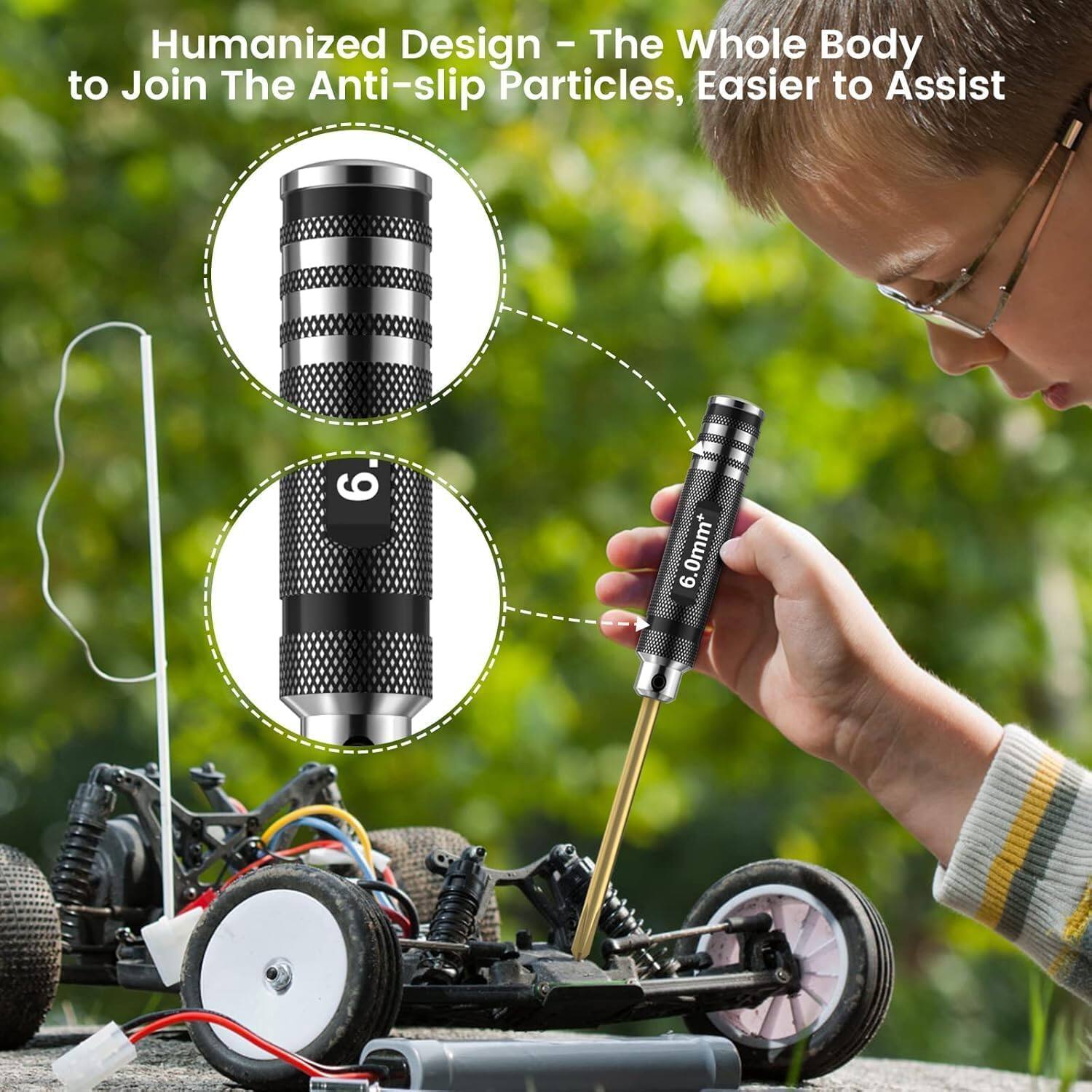 Humanized Design - The Whole Body to Join The Anti-slip Particles, Easier to Assist