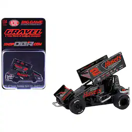Winged Sprint Car #2 David Gravel "Husets Speedway - Big Game Motorsports" (2026) 1/50 Diecast Model Car by ACME