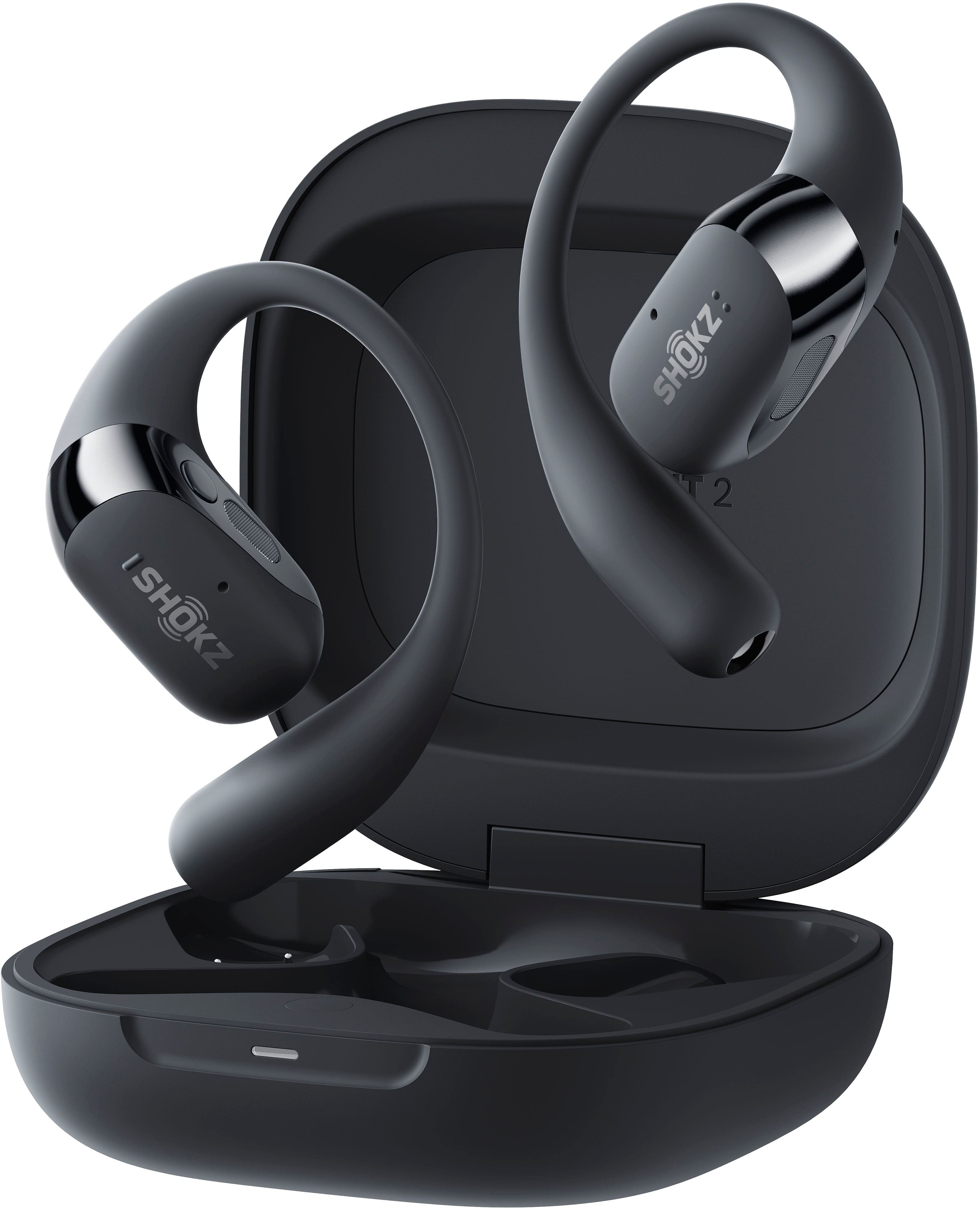 Shokz OpenFit 2 Open-Ear True Wireless Earbuds Black T920-ST
