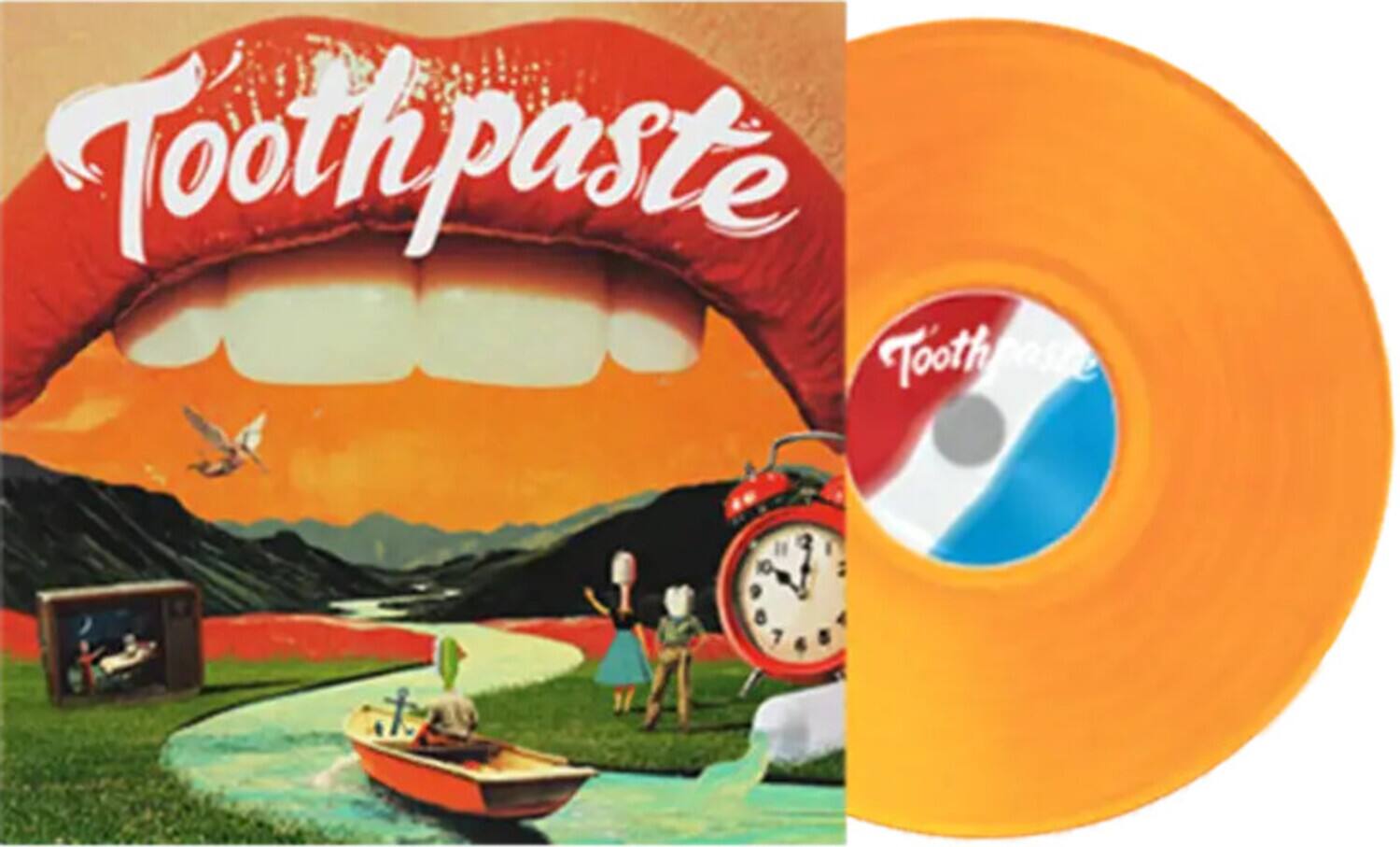 Crystal Tides - Toothpaste - Orange Colored Vinyl   - VINYL LP price history on PriceWatchPro