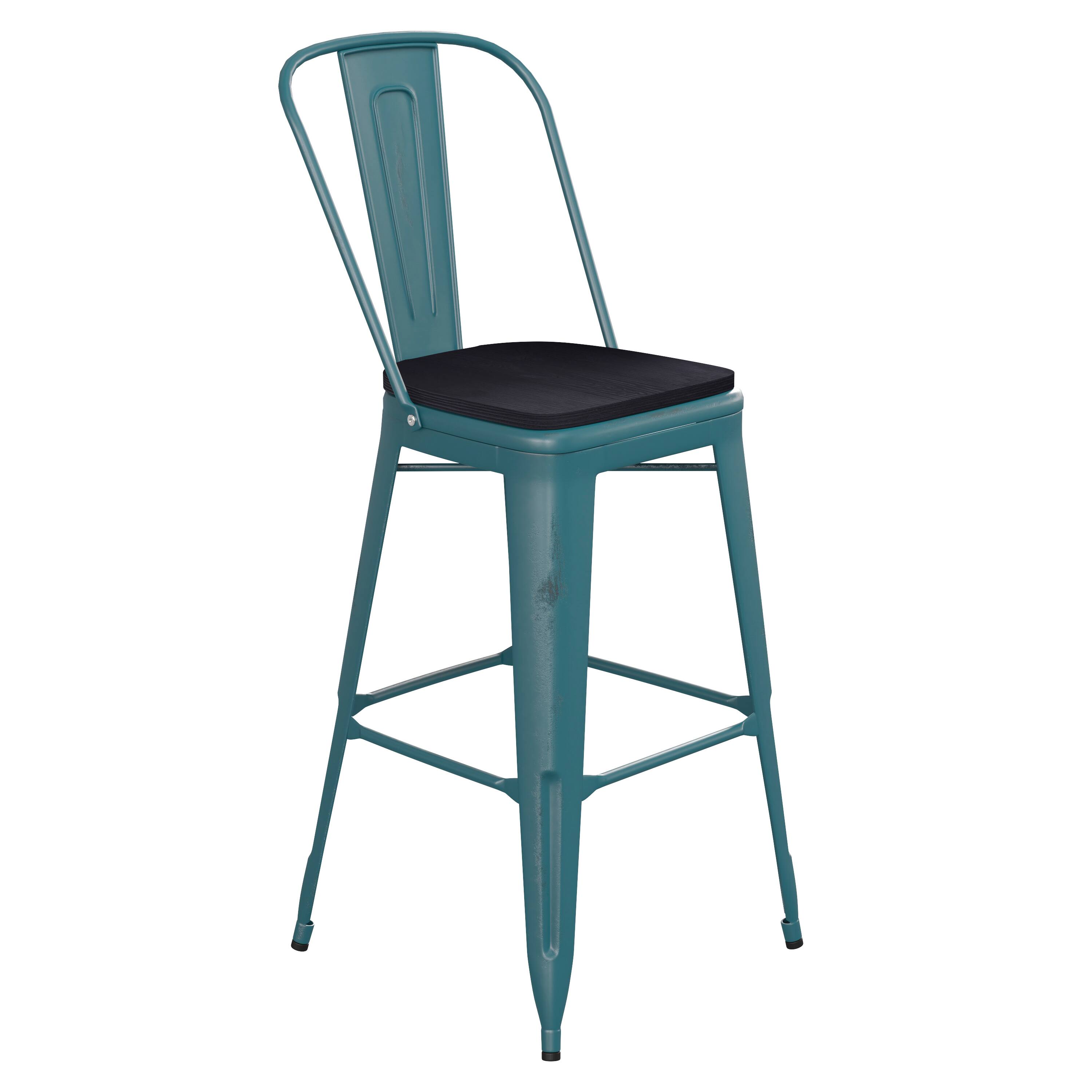 Black Seat/Kelly Blue-Teal Frame
