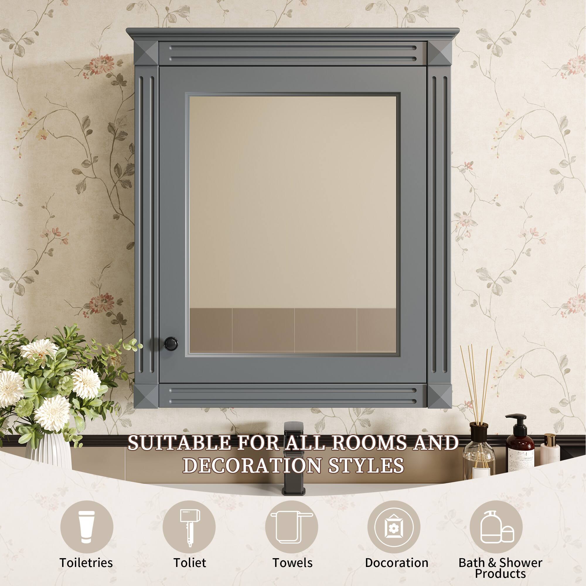 SUITABLE FOR ALL ROOMS AND DECORATION STYLES

- Toiletries
- Toilet
- Towels
- Decoration
- Bath & Shower Products