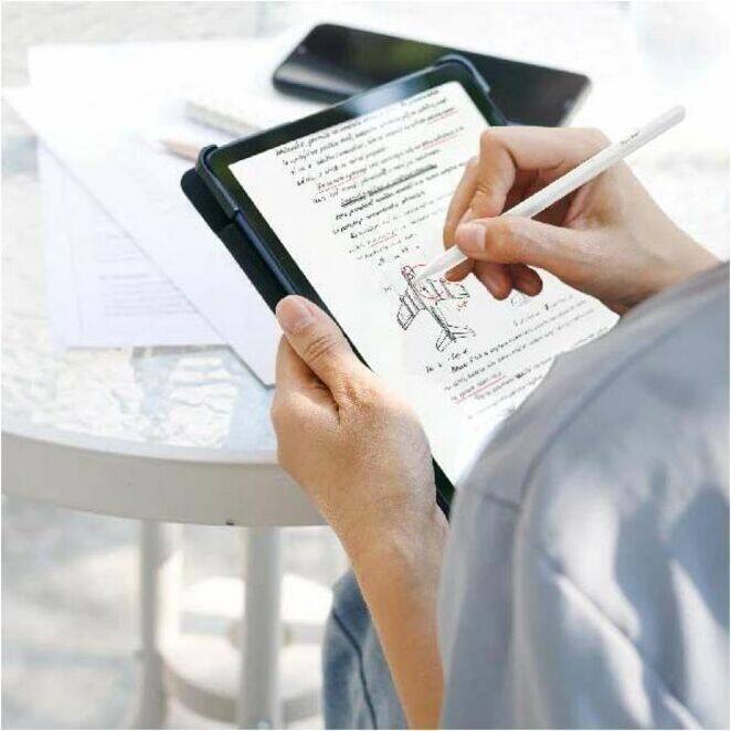 Alt View 2. Alogic - Alogic iPad Stylus Pen with Wireless Charging White - White stylus pen with high precision, suitable for tablets and - White.