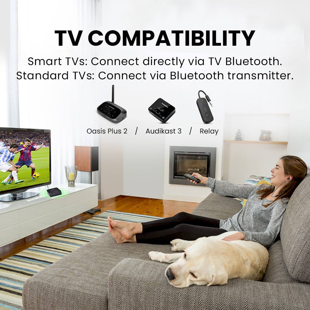 Alt View 1. Avantree - NB16-Q - Bluetooth 5.2 Neckband Earbuds with Qualcomm aptX Adaptive - Black.