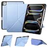 Front. DTTO - Case for iPad Pro 13 Inch Case (M5/M4) 2025/2024, Origami Case with Multi fold, Pencil Holder, Support Auto Wake/Sleep - Sky blue.