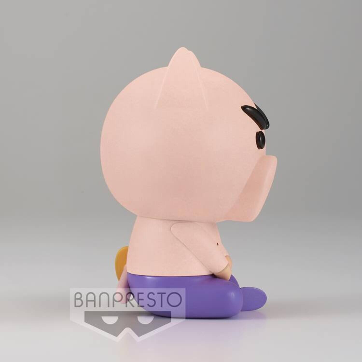Alt View 3. PopMarket - BanPresto - Crayon Shinchan - Fluffy Puffy - Buriburi Zaemon (Version B) Figure   - Collectibles - Multicolor.