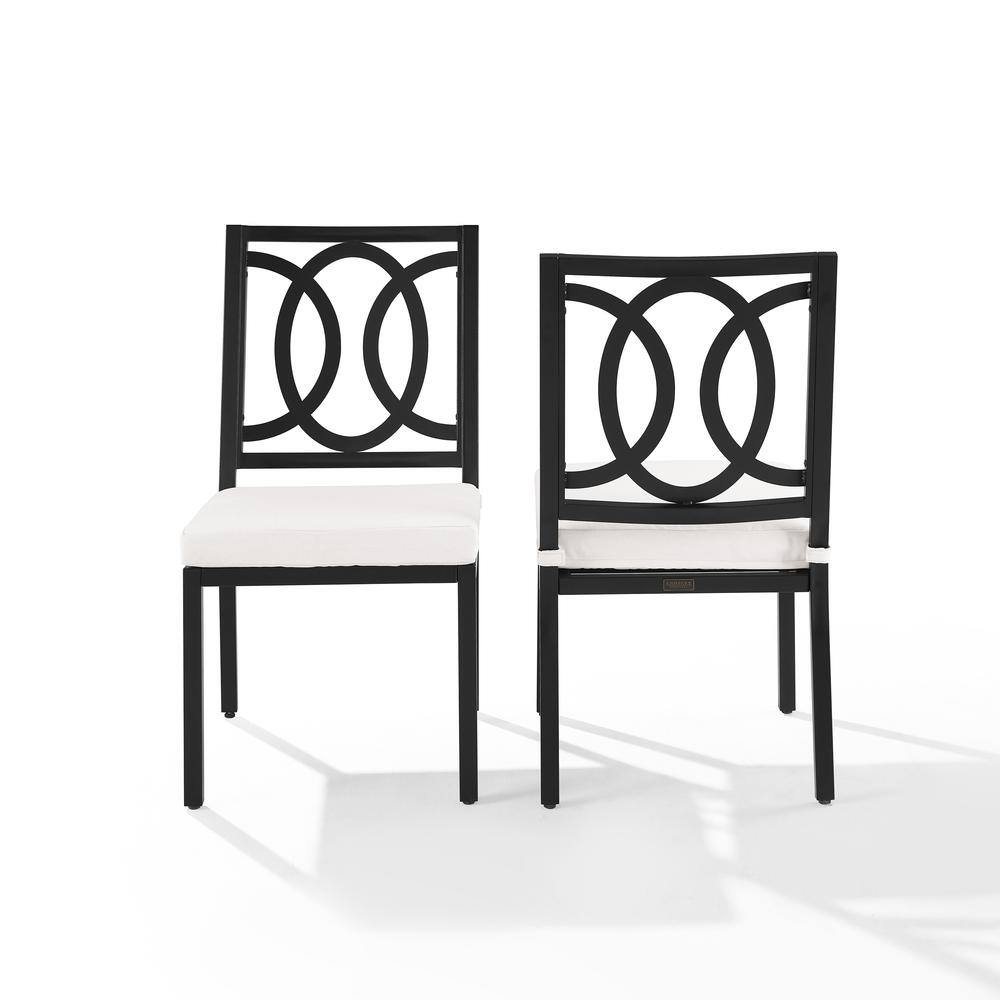Alt View 1. Crosley Furniture - Chambers 2Pc Outdoor Dining Chair Set - 2 Chairs - Creme.