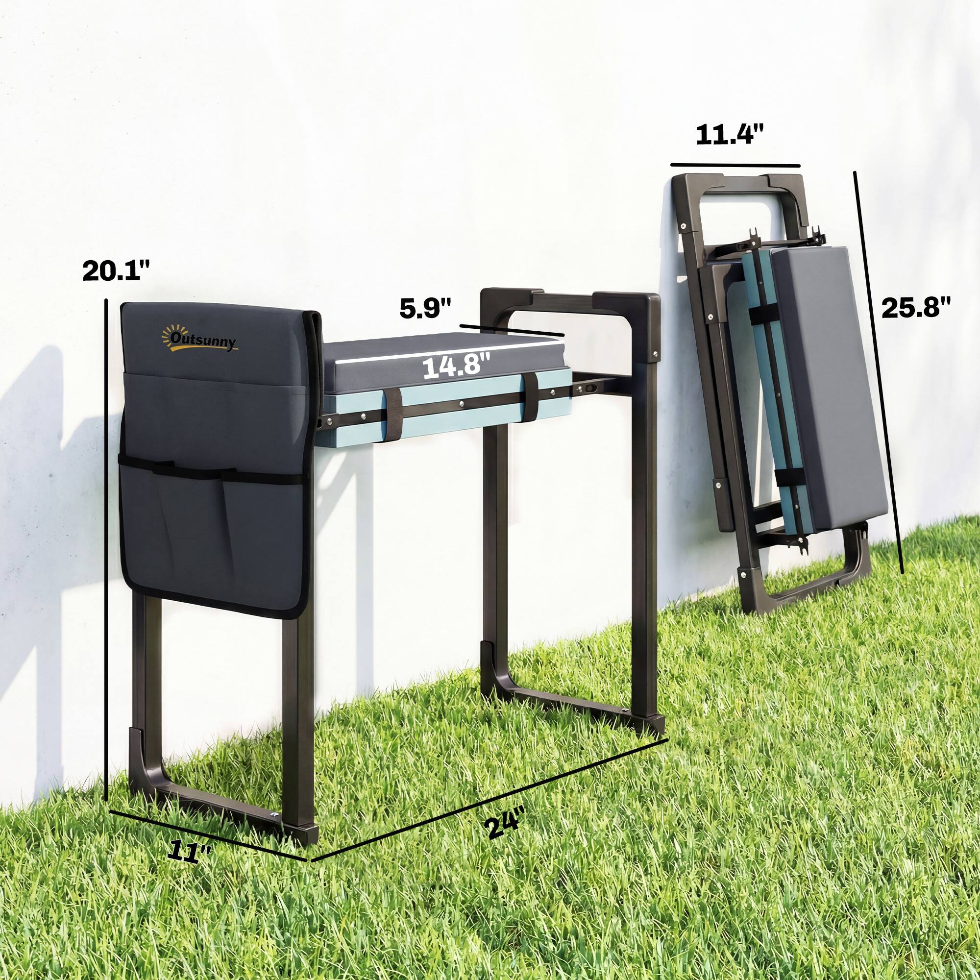 11.4" 20.1" 5.9" 14.8" 25.8" 11" 24"