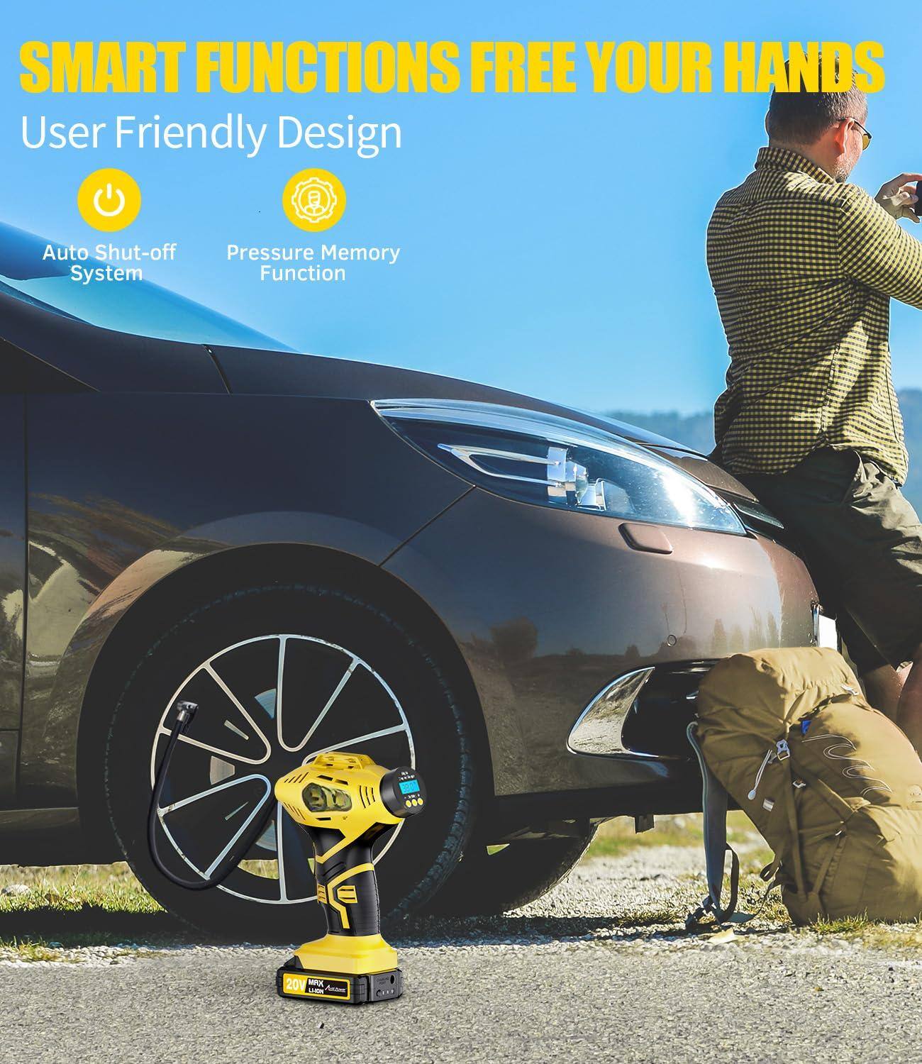 SMART FUNCTIONS FREE YOUR HANDS  
User Friendly Design  
Auto Shut-off System  
Pressure Memory Function