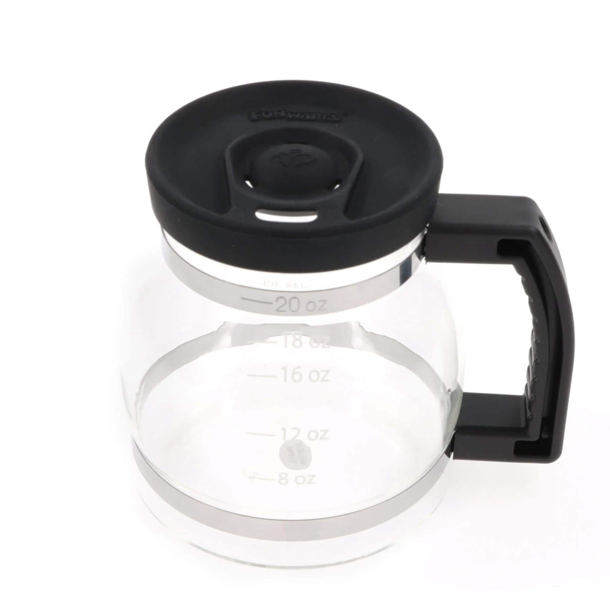 UT Brands - Cupa Joe 20oz Classic Coffee Pot Shaped Coffee Mug - Black