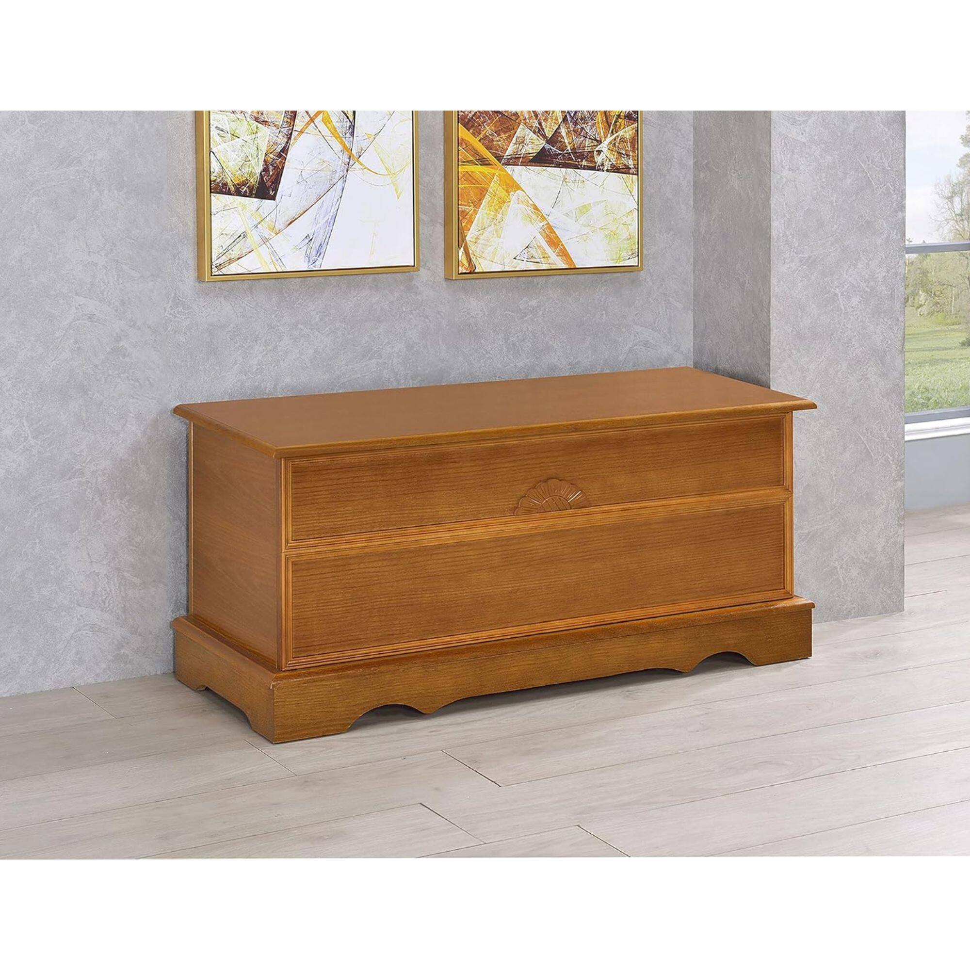 Alt View 10. Coaster Home Furnishings - Coaster Home Furnishings Paula 40" Storage Chest, Wooden Trunk Bedroom Furniture - Brown.
