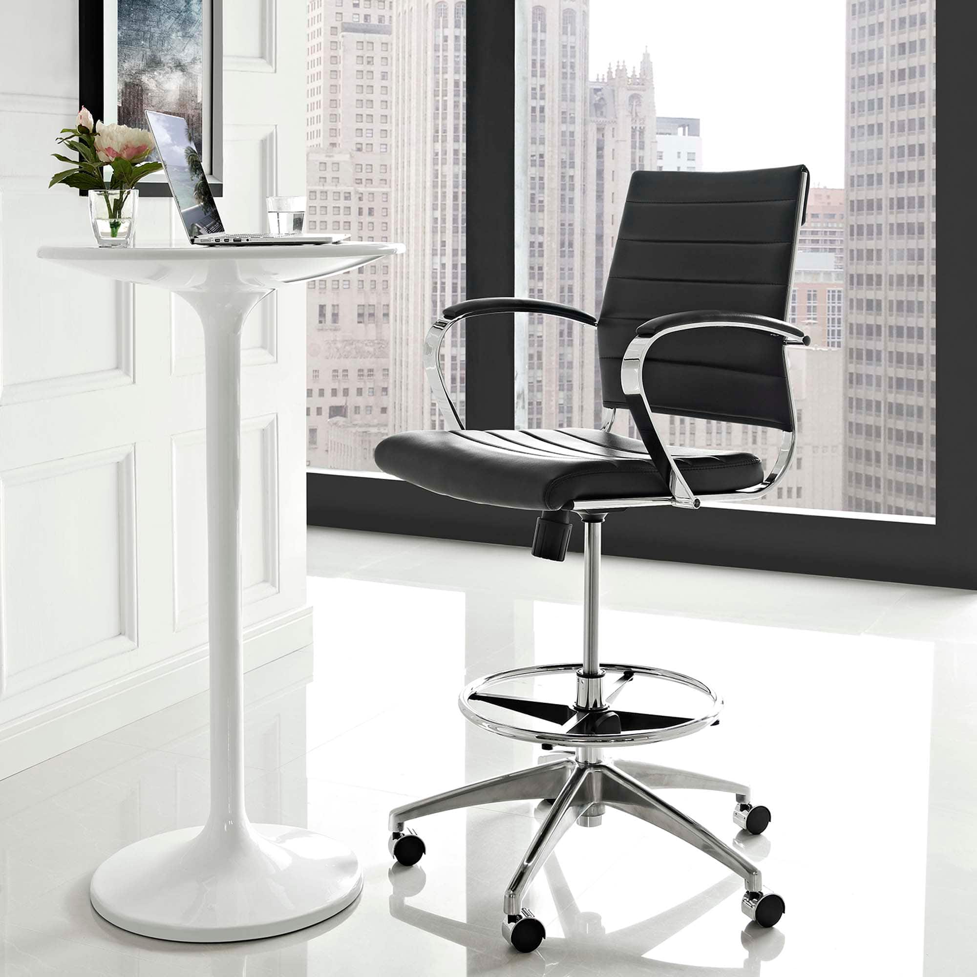 Jive Drafting Chair by Modway - Black price history on PriceWatchPro