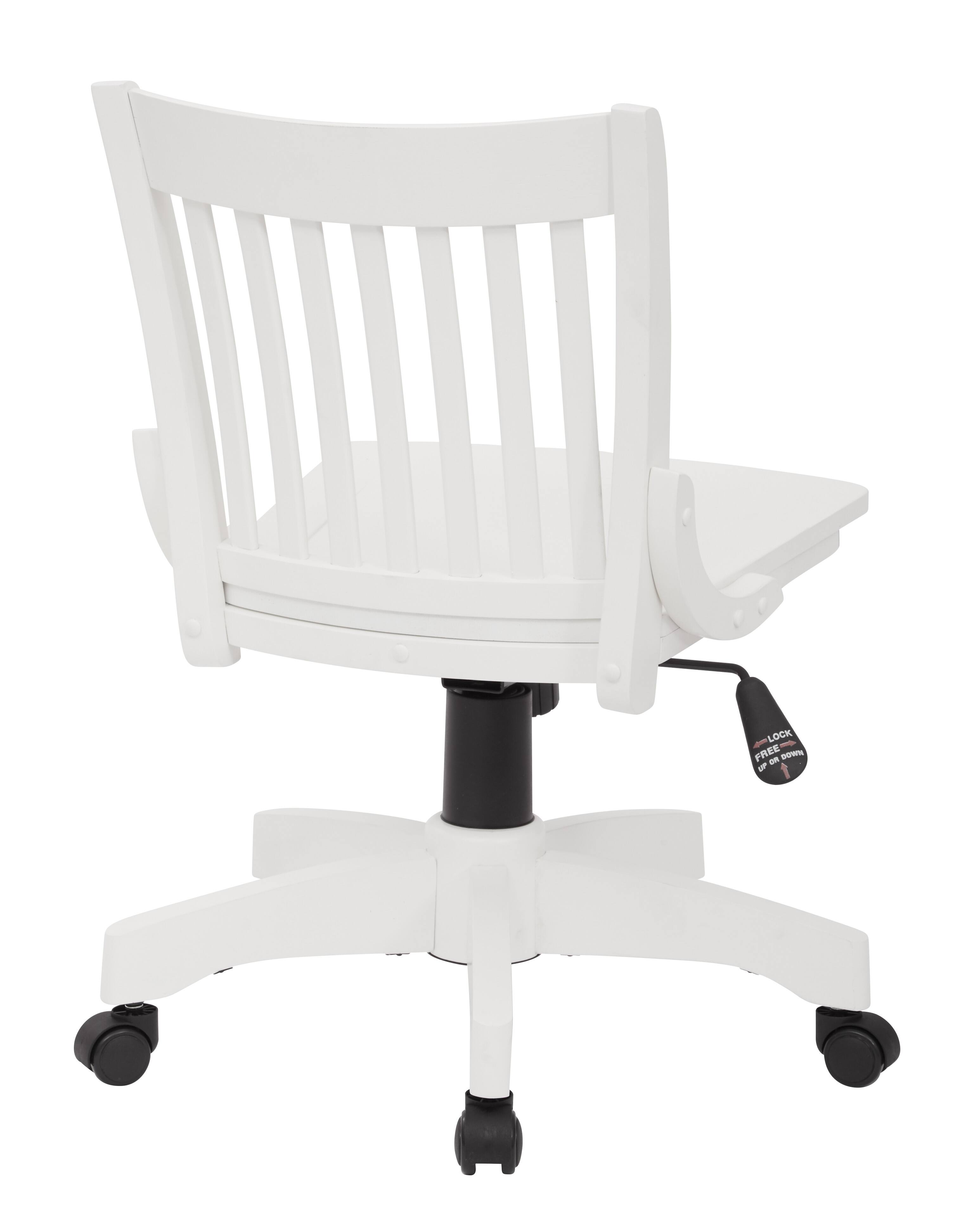 1 LOCK TO PREVENT THE CHAIR FROM ROLLING AWAY.