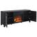 Alt View 15. Camden&Wells - Chabot Log Fireplace TV Stand for Most TVs up to 65" - Black Grain.