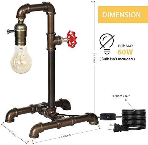DIMENSION  
13.7 inch Bulb MAX 60W (Bulb isn't included)  
170cm / 67"  
6.3 inch  
8.46 inch