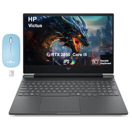 HP - Victus Laptop 15.6 FHD Display (i5-13420H, 16GB, 1TB SSD, GeForce RTX 2050, Win 11 Pro) w/Dockztorm Wireless Mouse - Mica Silver