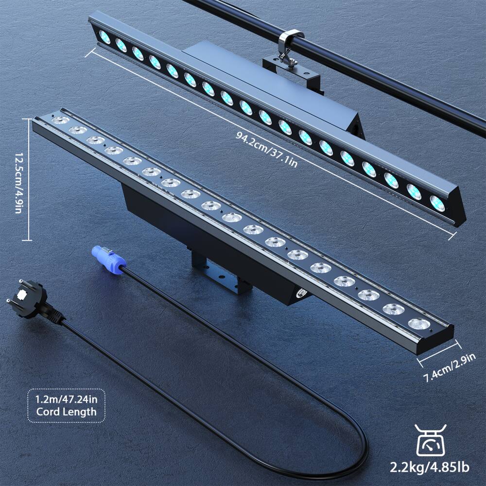 12.5cm/4.9in  
94.2cm/37.1in  
1.2m/47.24in Cord Length  
7.4cm/2.9in  
2.2kg/4.85lb