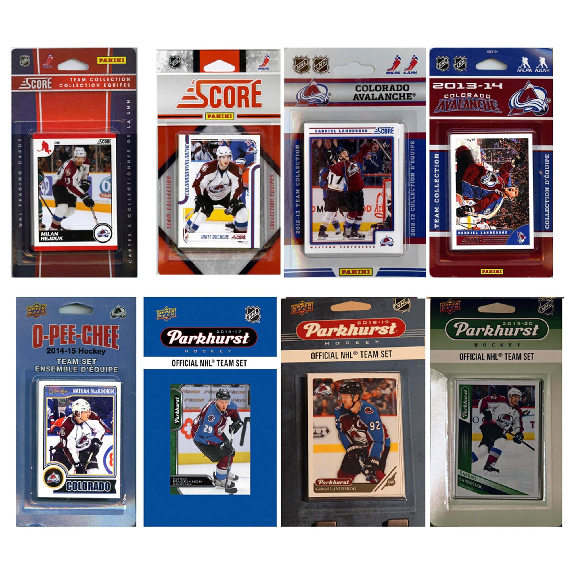C&I Collectibles - Colorado Avalanche Team Multi-Season Trading Card Set - Multicolor price history on PriceWatchPro
