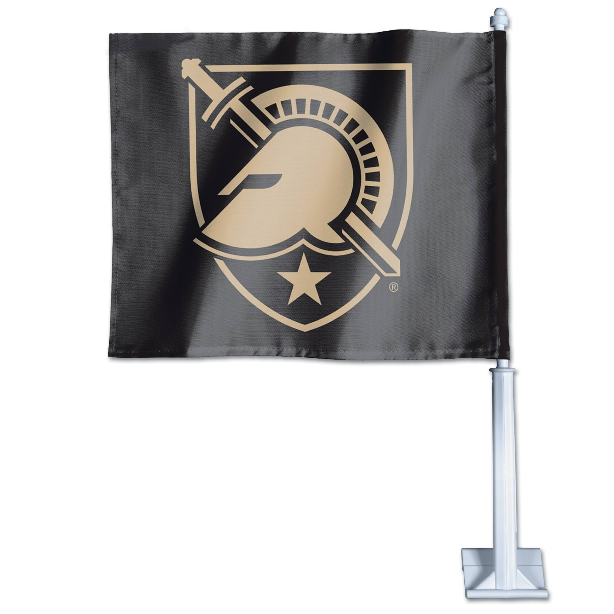 Alt View 1. WinCraft - Army Black Knights Double-Sided Car Flag - Multicolor.