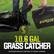 SUNJOE 10.6 GAL GRASS CATCHER
DETACHES FOR EASY DISPOSAL OF GRASS CLIPPINGS